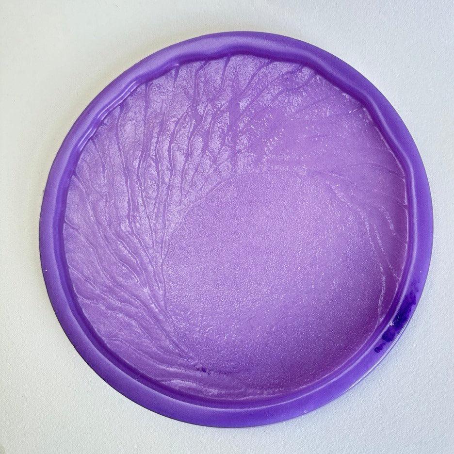 Round Abstract Resin Tray Silicone Mold - Create Unique Resin Tray Designs - Ideas Decor Shop