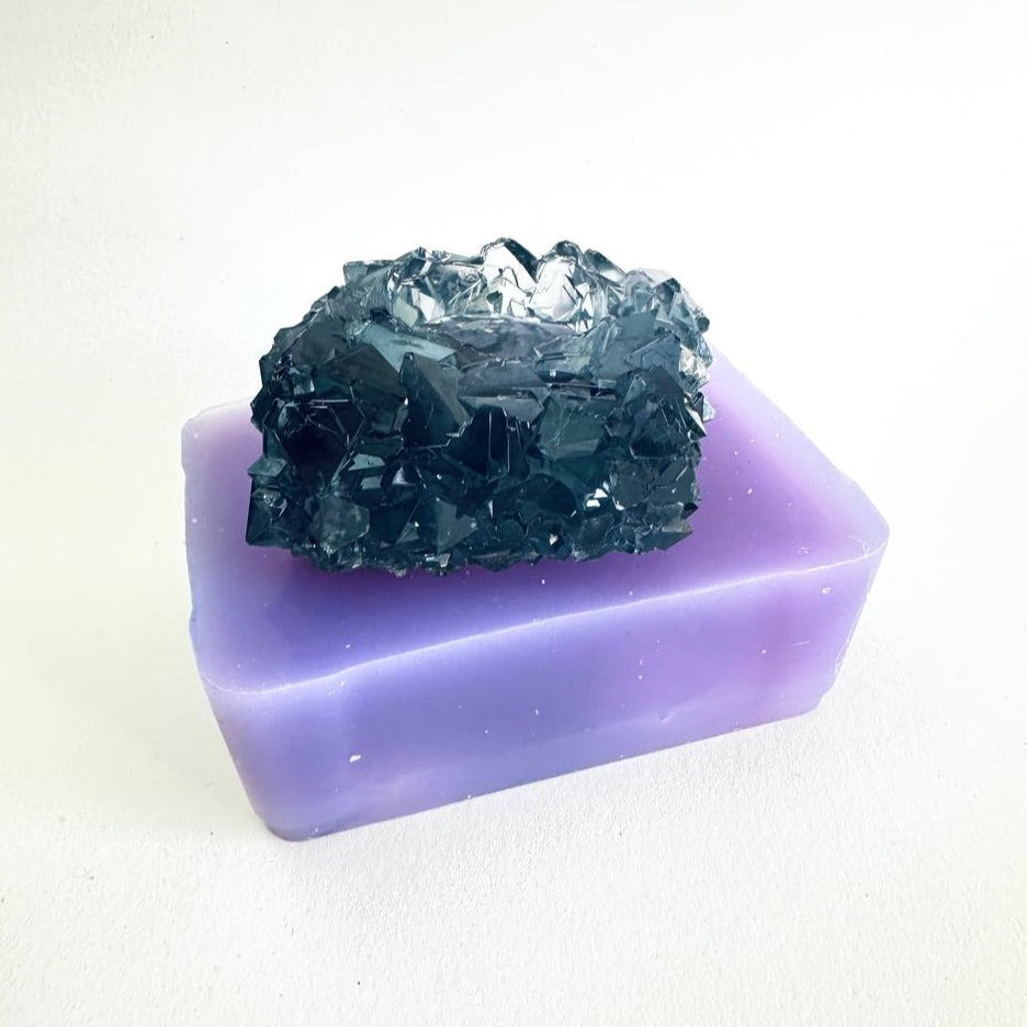 Square Handmade Crystal Tea Light Holder Mold, Perfect for Geode Resin Casting