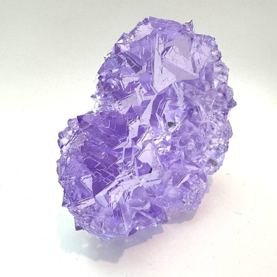 Extra große, luxuriöse Amethyst-Kristall-Herz-Silikonform, perfekt für Geoden-Drusen- und Druzy-Designs in Kunstharz-Kristallkunst
