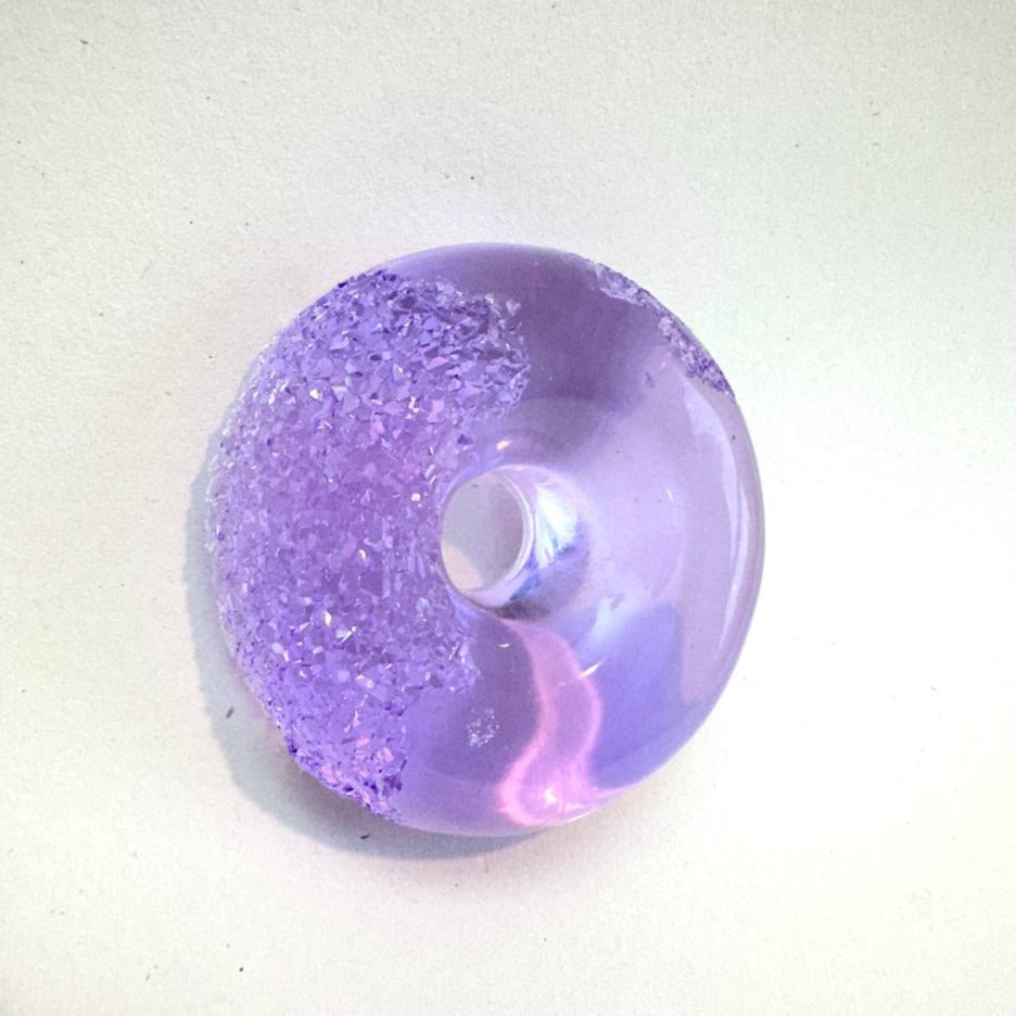 Crystal Donut Geode Mold - Transform Your Resin Creations with a Touch of Elegance and Sparkle