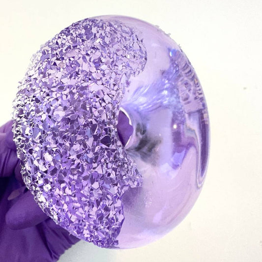 Форма Crystal Donut Geode — преобразите свои изделия из смолы, придав им элегантности и блеска