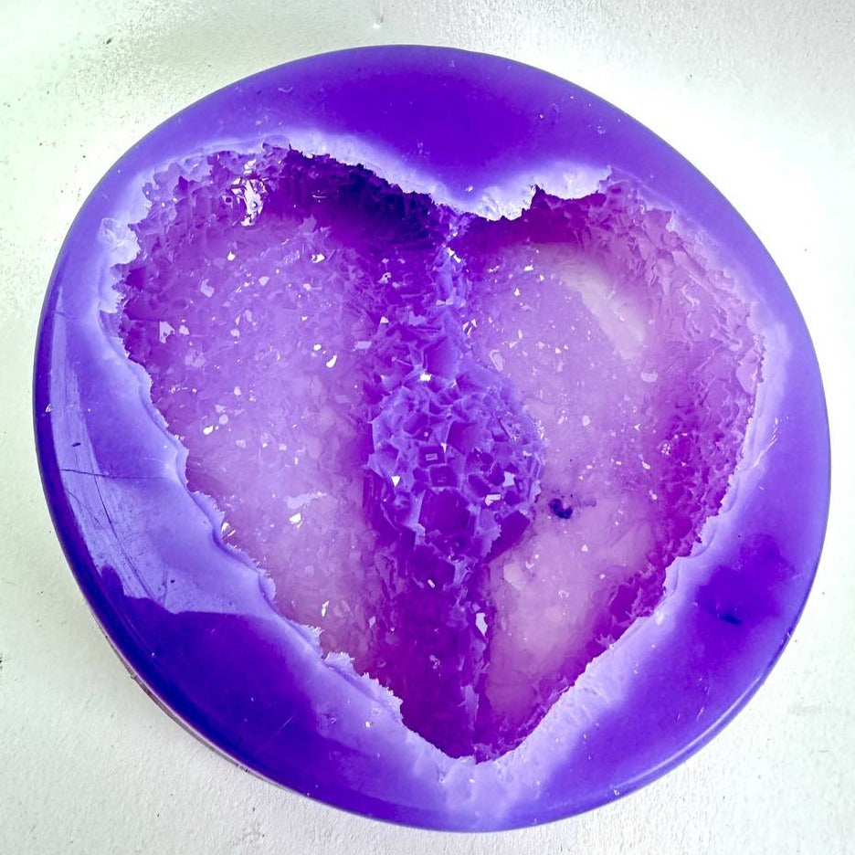 Large Handmade Silicone Mold for Heart-Shaped Crystal Tea Light Holders