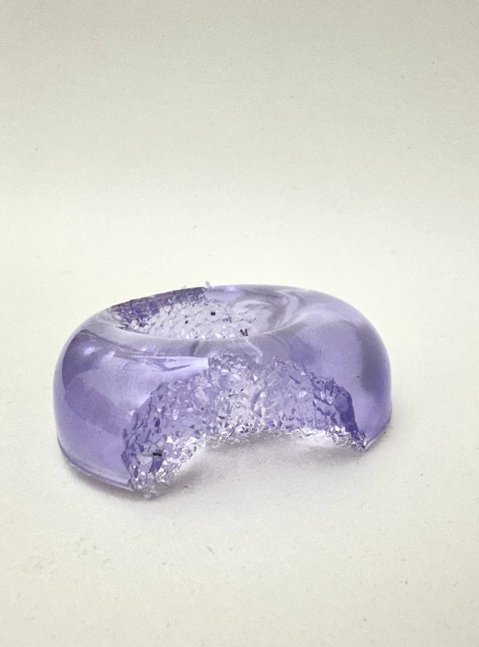Verblüffen Sie mit Details: Kristall-Donut-Geode-Silikonharzform