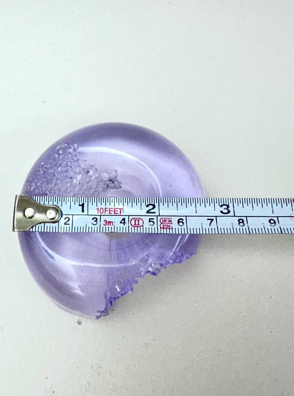 Verblüffen Sie mit Details: Kristall-Donut-Geode-Silikonharzform
