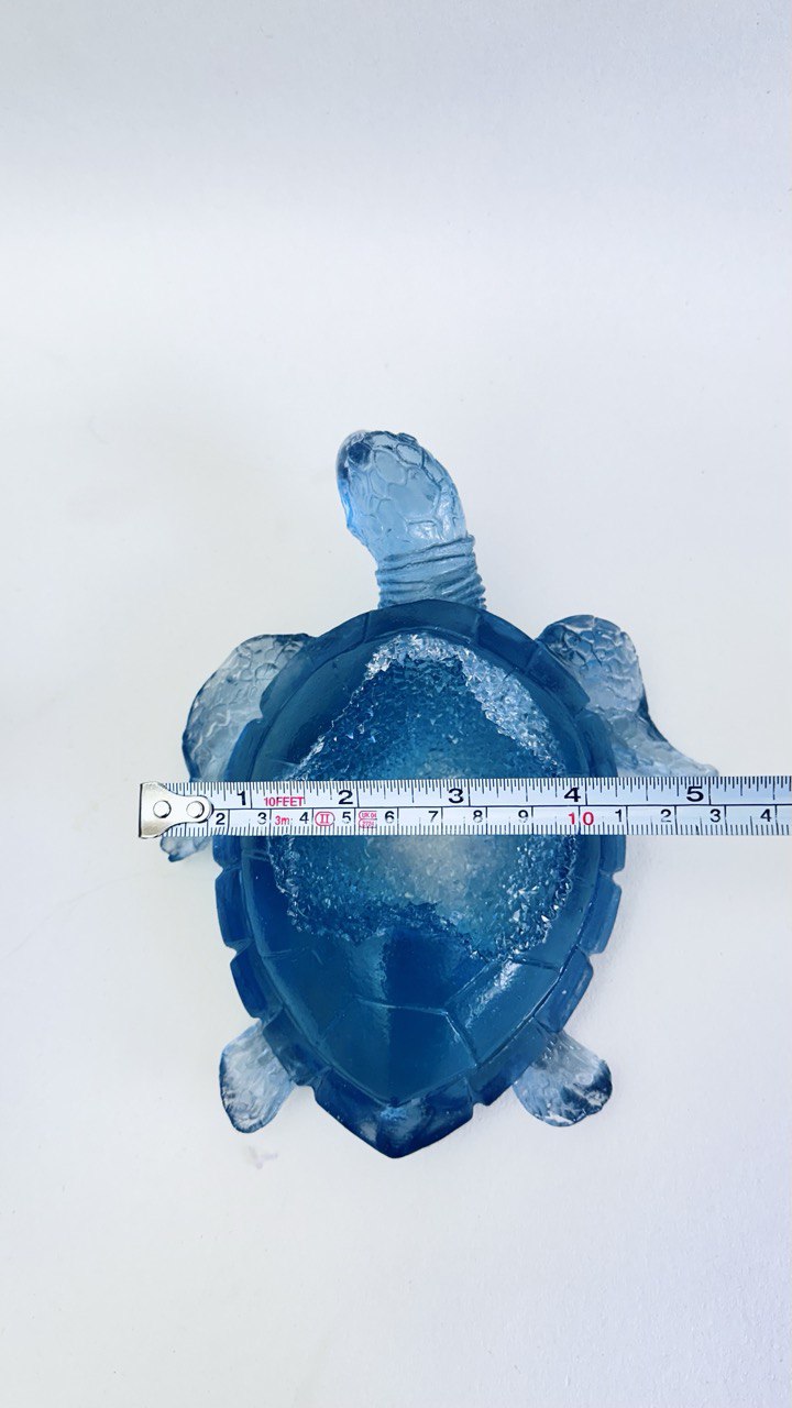 Crystal Sea Turtle Resin Mold - Extra Large Geode Silicone Mould