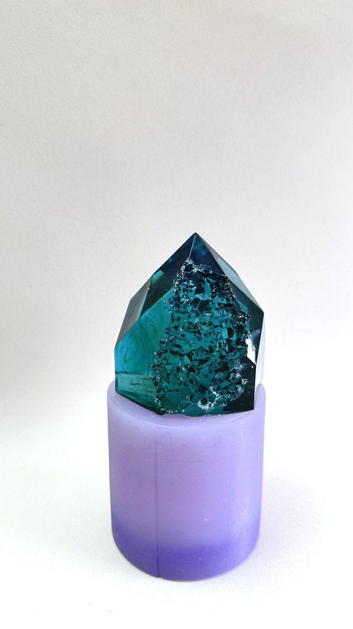 Large Geode Crystal Silicone Mold - DIY Art & Craft Resin Casting, Gypsum, Gesmonite, Candle