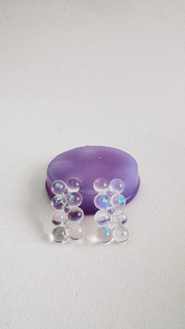 Bubble Jewelry Set Resin Mold - Rectangular Silicone Mould