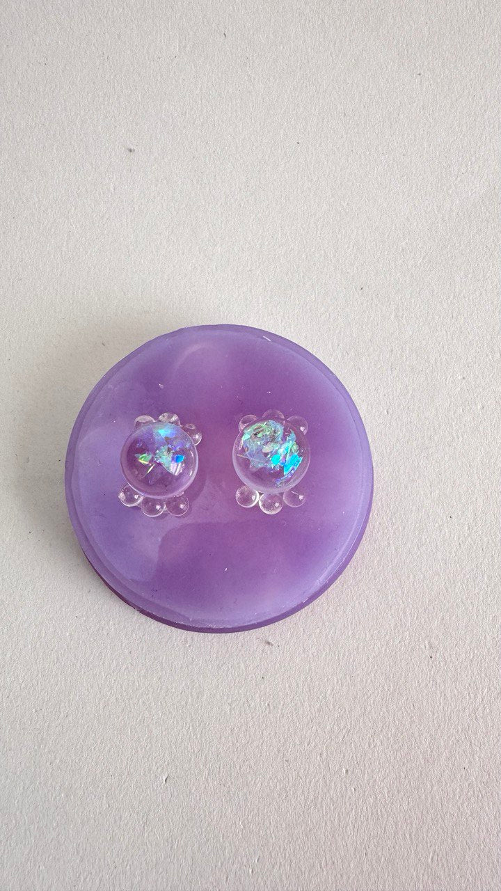 Unique Bubble Jewelry Set Resin Mold