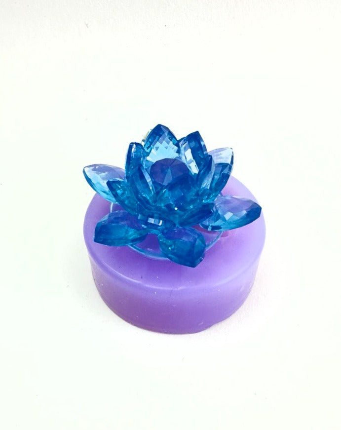 Elegant Crystal Flower Silicone Mold for Resin Art