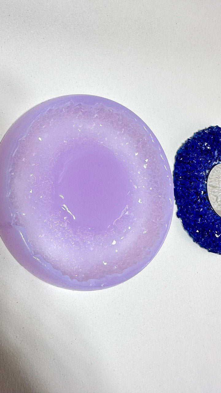 Crystal Round Mirror Resin Silicone Mold
