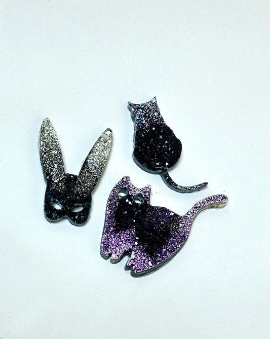 Crystal Cat Figures Resin Mold