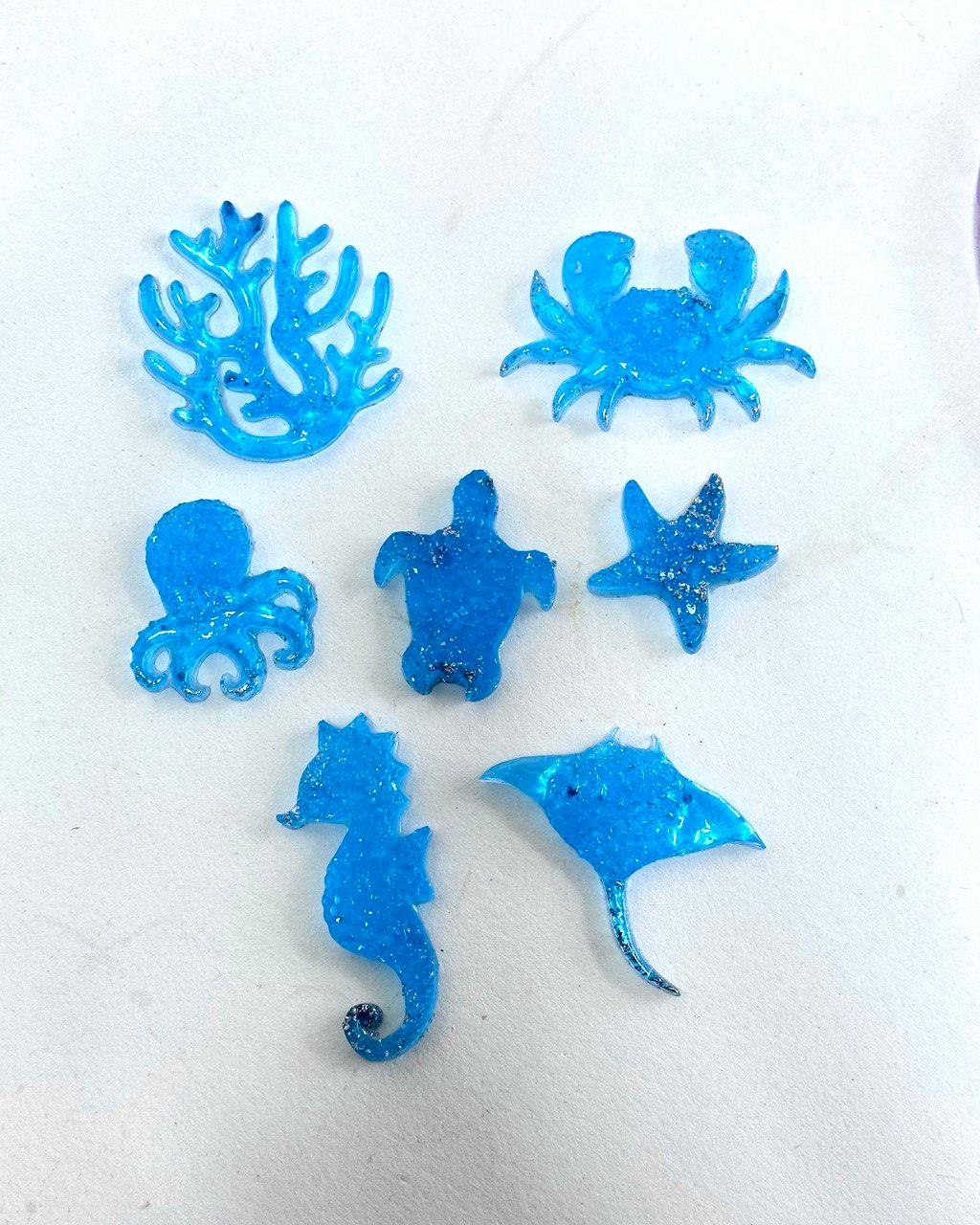 Large Marine Sea Set Silicone Mold - Ideas Decor Shop