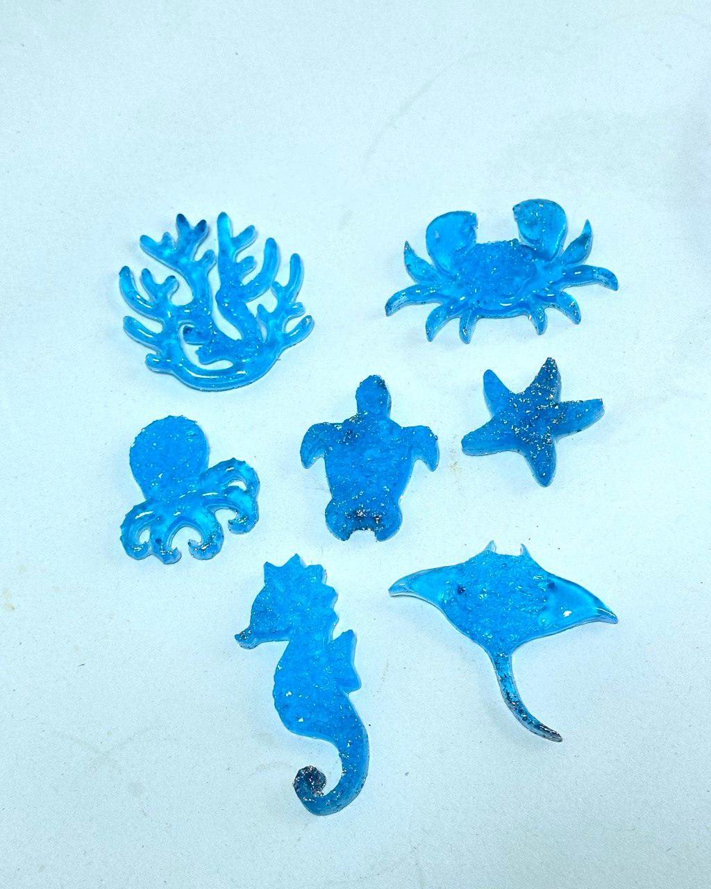 Large Marine Sea Set Silicone Mold - Ideas Decor Shop