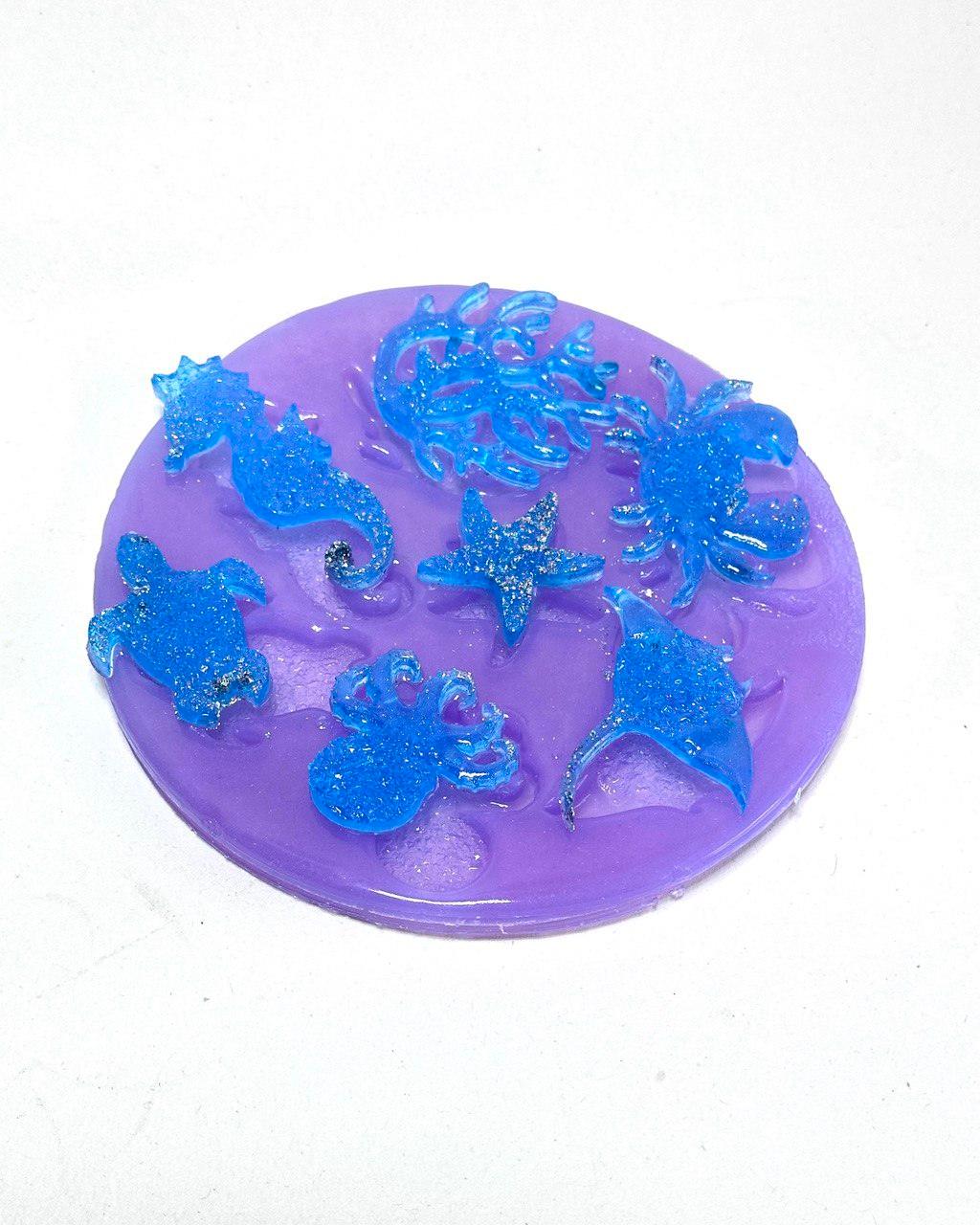 Large Marine Sea Set Silicone Mold - Ideas Decor Shop