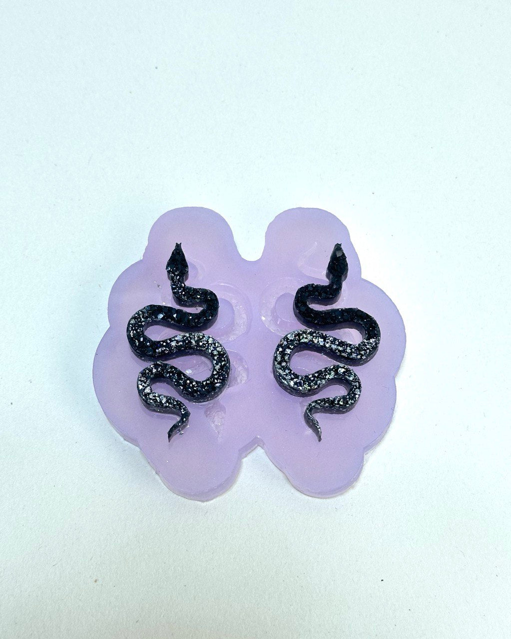Small Crystal Snakes Silicone Molds for Resin Jewelry