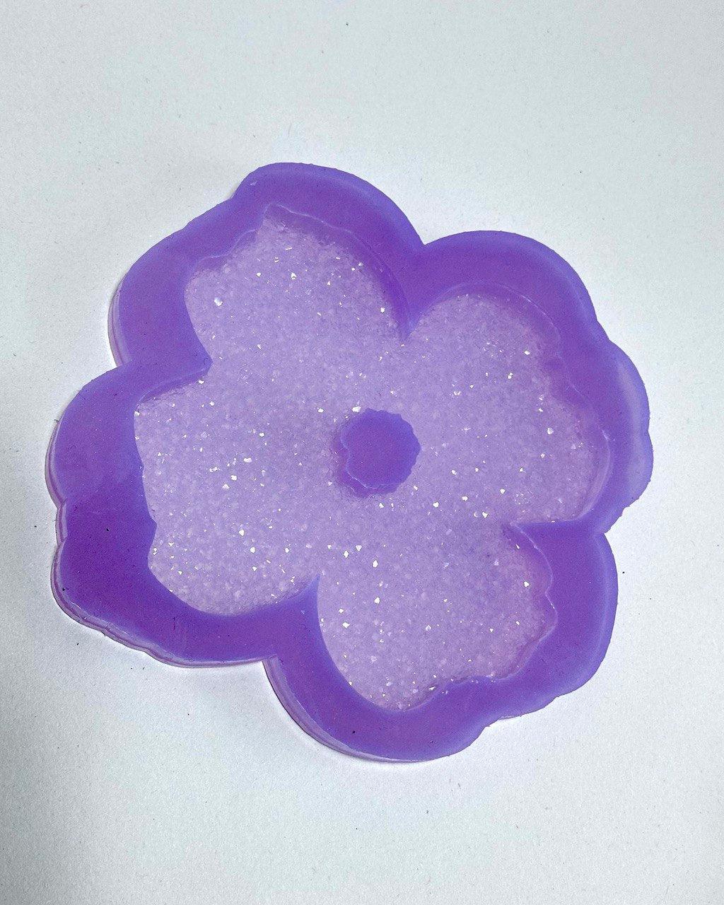 Flower Crystal Sprinkled Silicone Mold Holder - Ideas Decor Shop