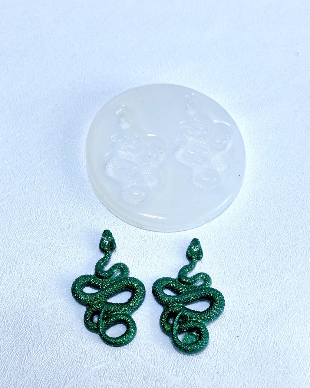 Small Snakes Silicone Molds for Resin Jewelry
