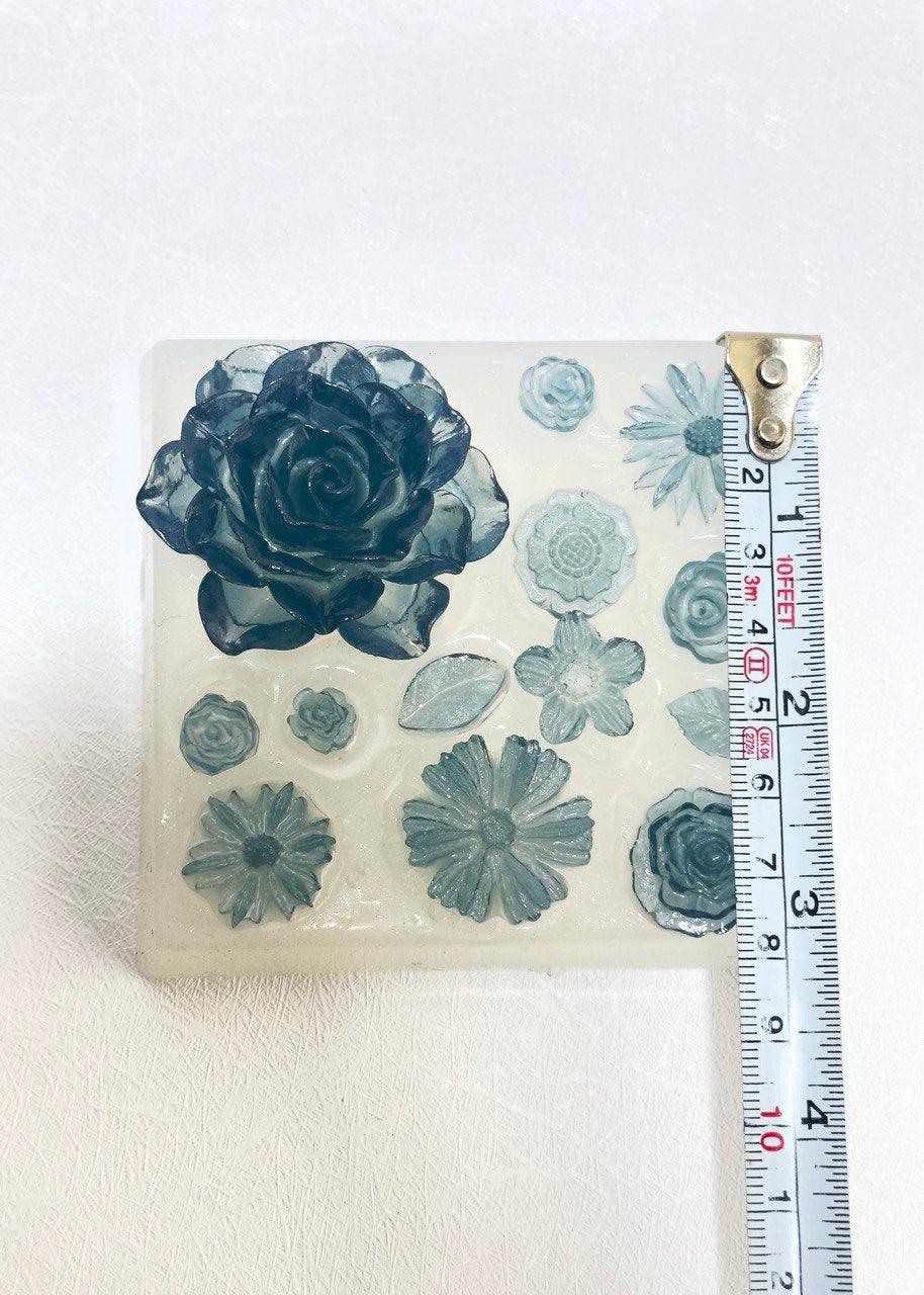 Handmade 3D Floral Silicone Resin Molds - 11 Flower Designs - Ideas Decor Shop