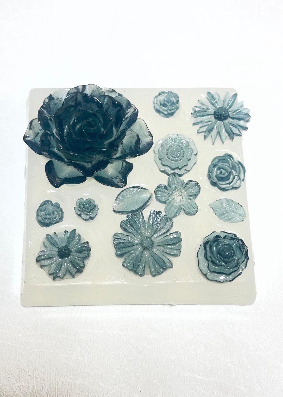 Handmade 3D Floral Silicone Resin Molds - 11 Flower Designs - Ideas Decor Shop