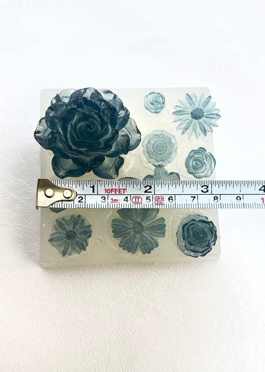 Handmade 3D Floral Silicone Resin Molds - 11 Flower Designs - Ideas Decor Shop