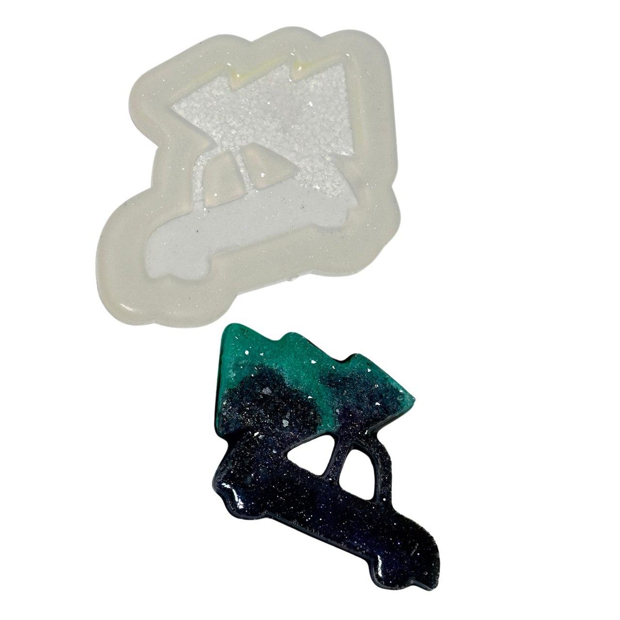 Crystal Car with Christmas Tree Silicone Mold - Ideas Decor Shop