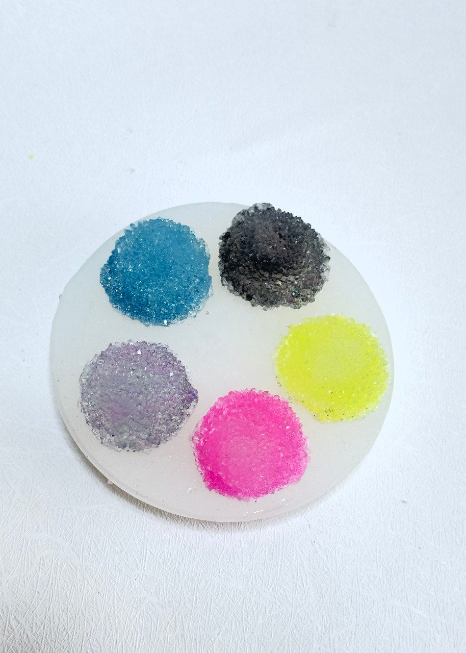 5pcs Crystal Caboshons Silicone Mould