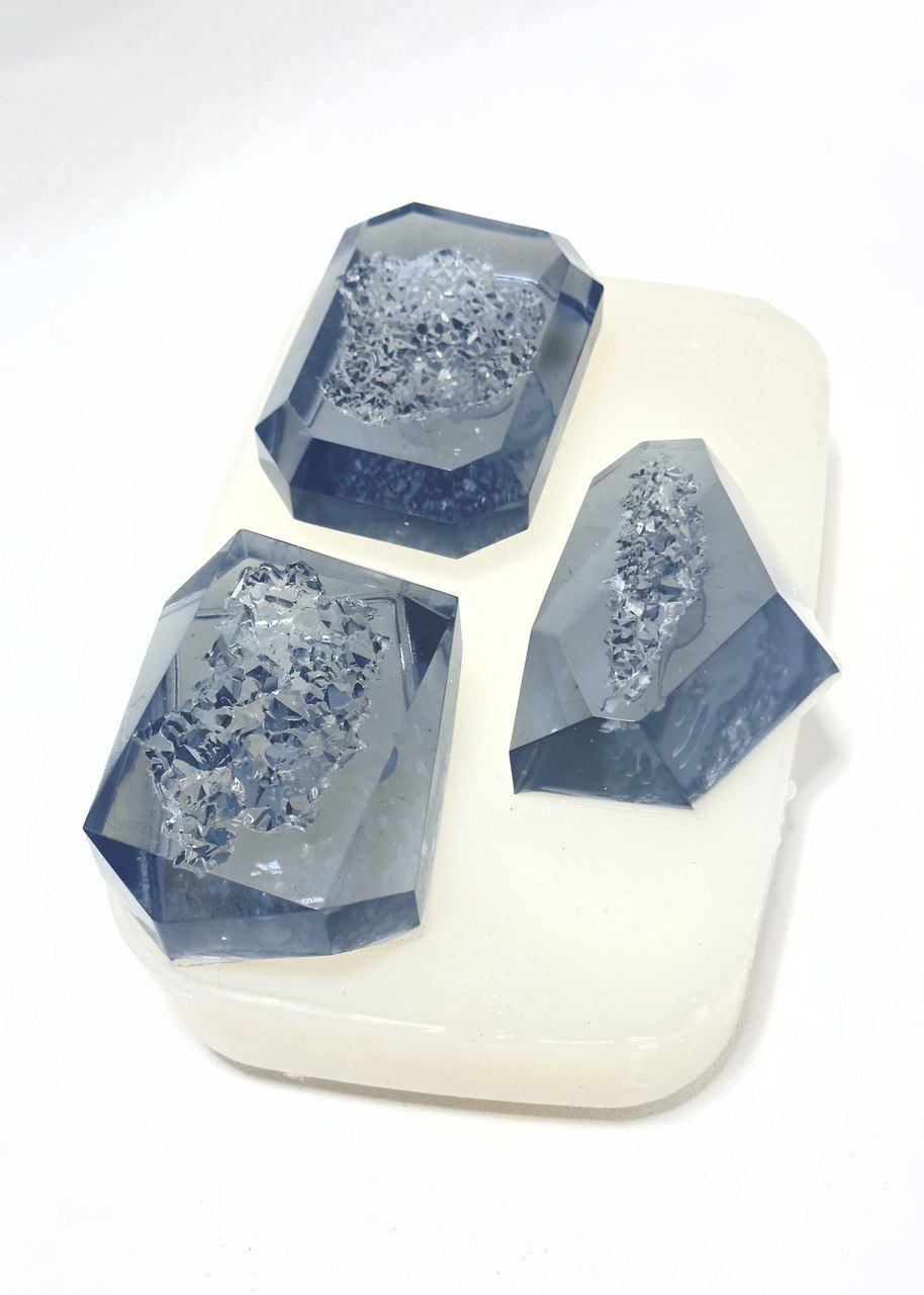 Luxurious Crystal Mold Set | 3-Piece Silicone Mold