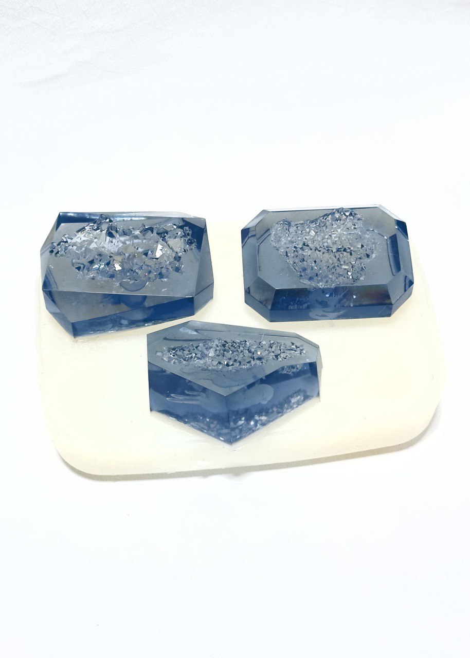 Luxurious Crystal Mold Set | 3-Piece Silicone Mold