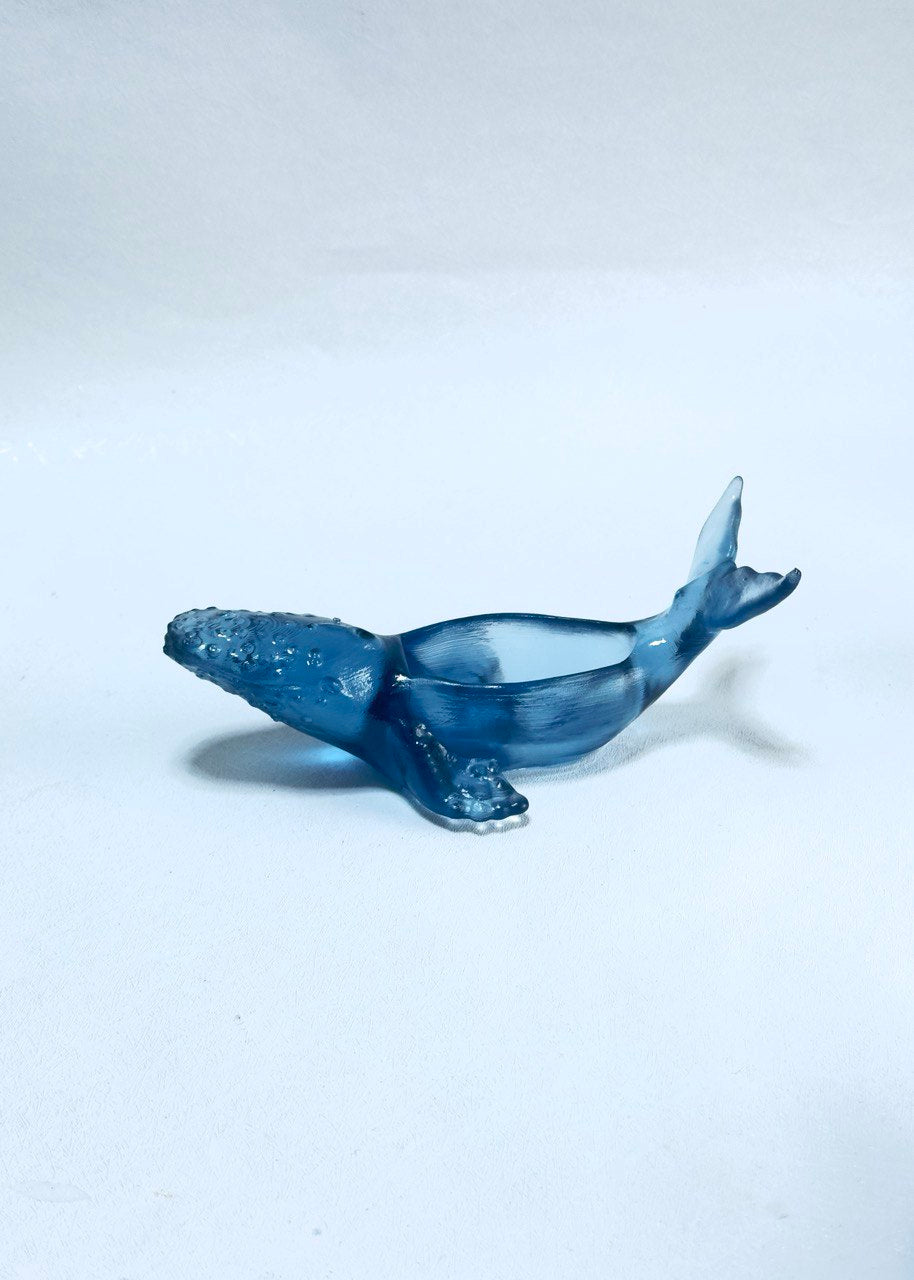 Silicone Whale mold - Candle vessel concrete mold