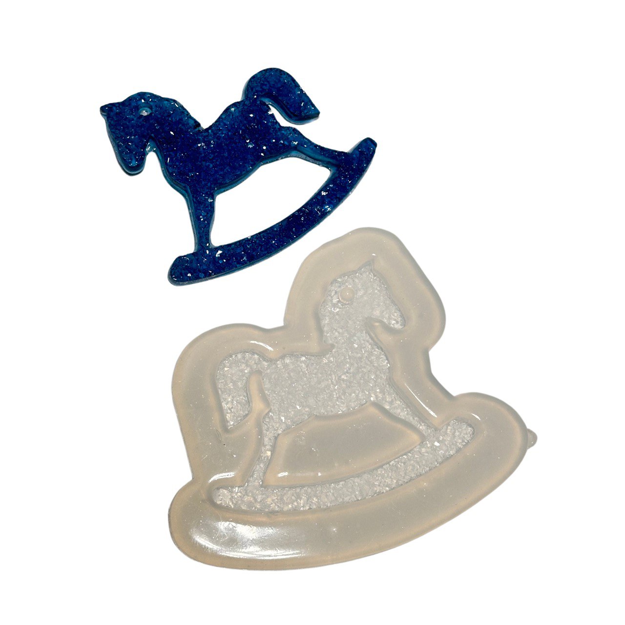 Sparkling Horse Xmas Decor Silicone Mold