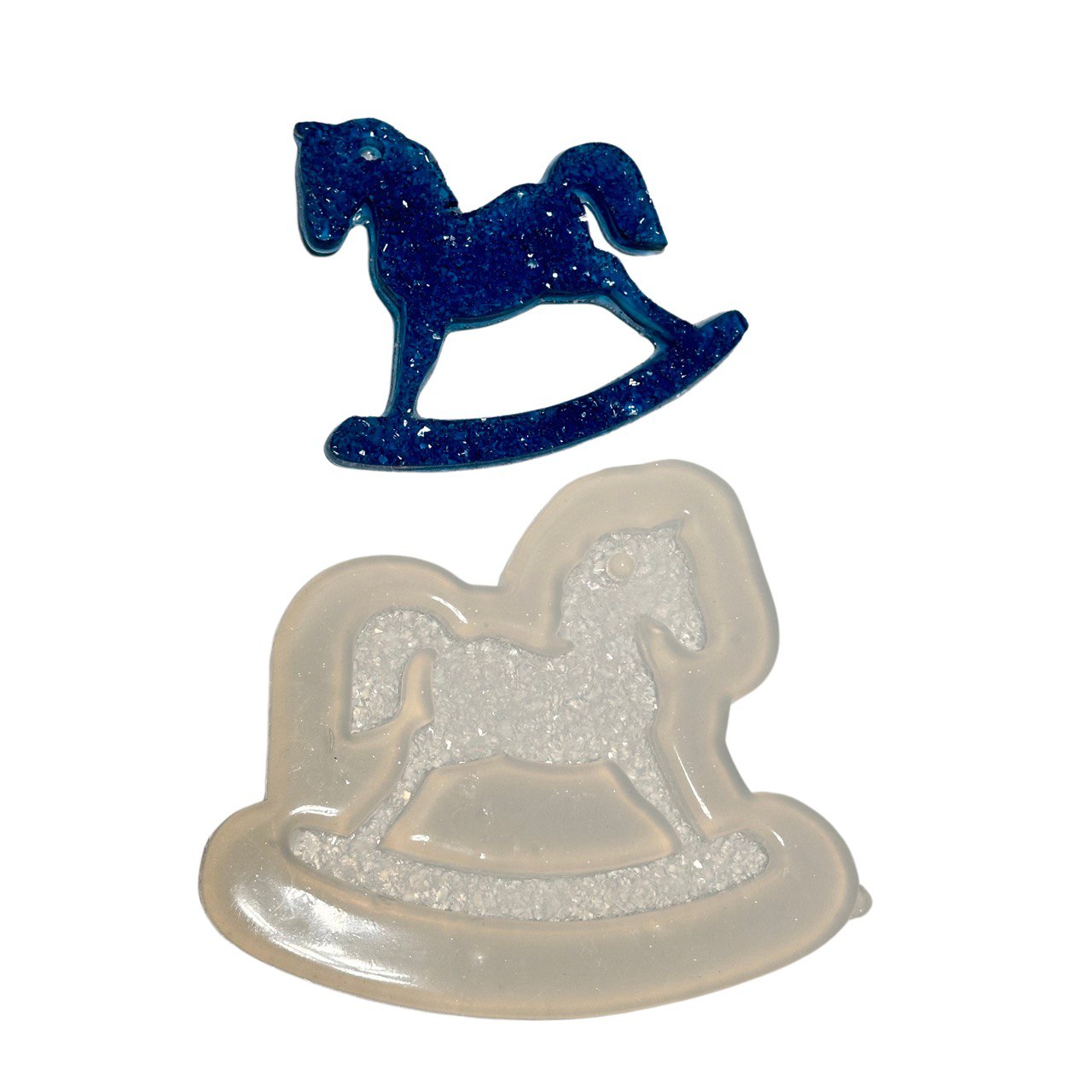 Sparkling Horse Xmas Decor Silicone Mold