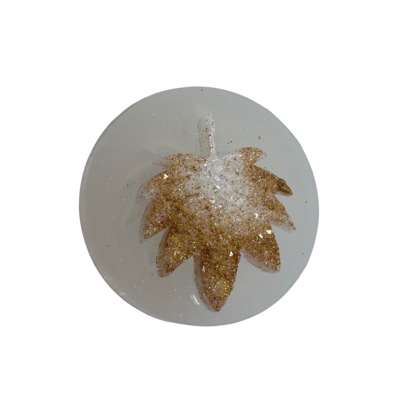 Druzy Leaf Ornament Silicone Mold