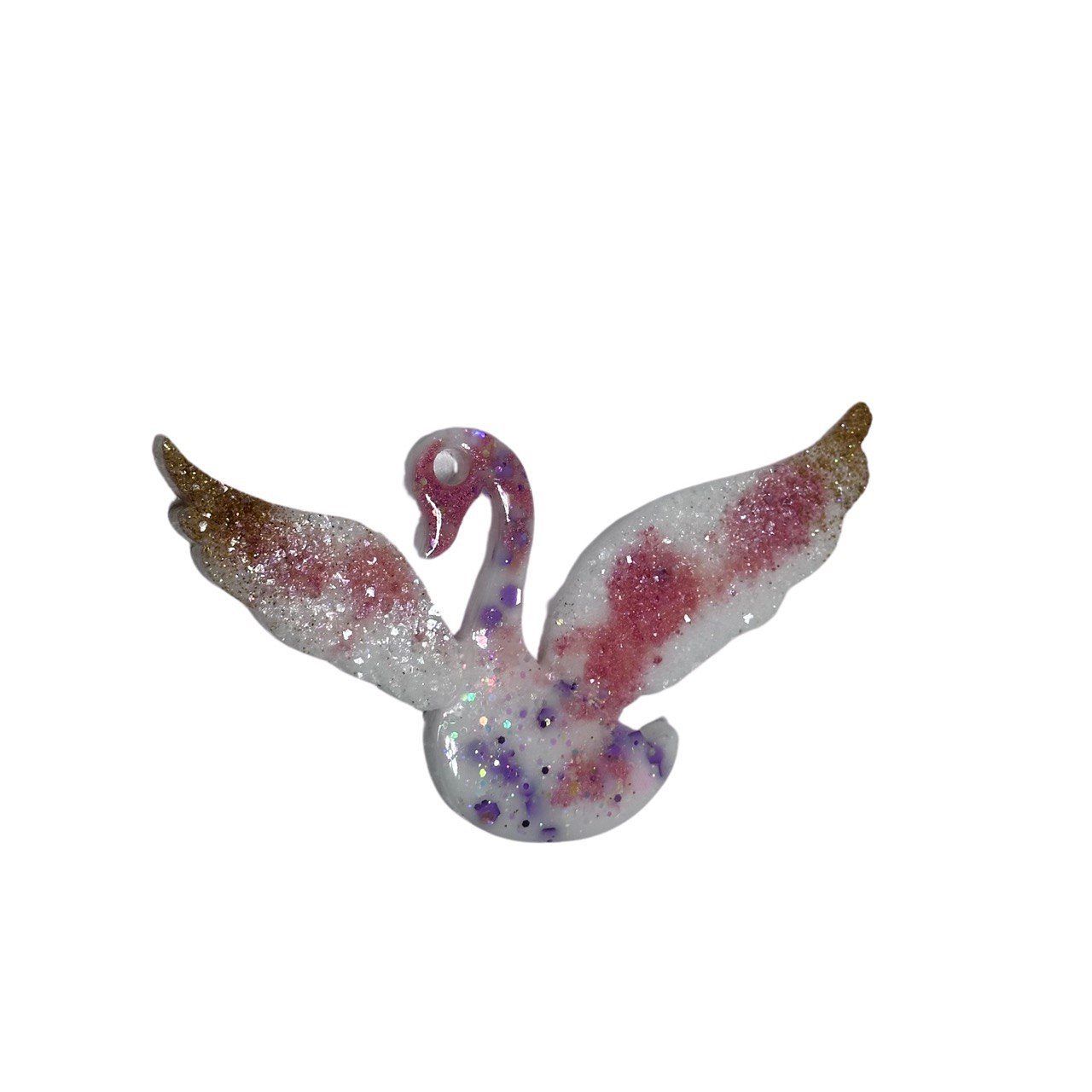 Swan Mold with Crystal Wings