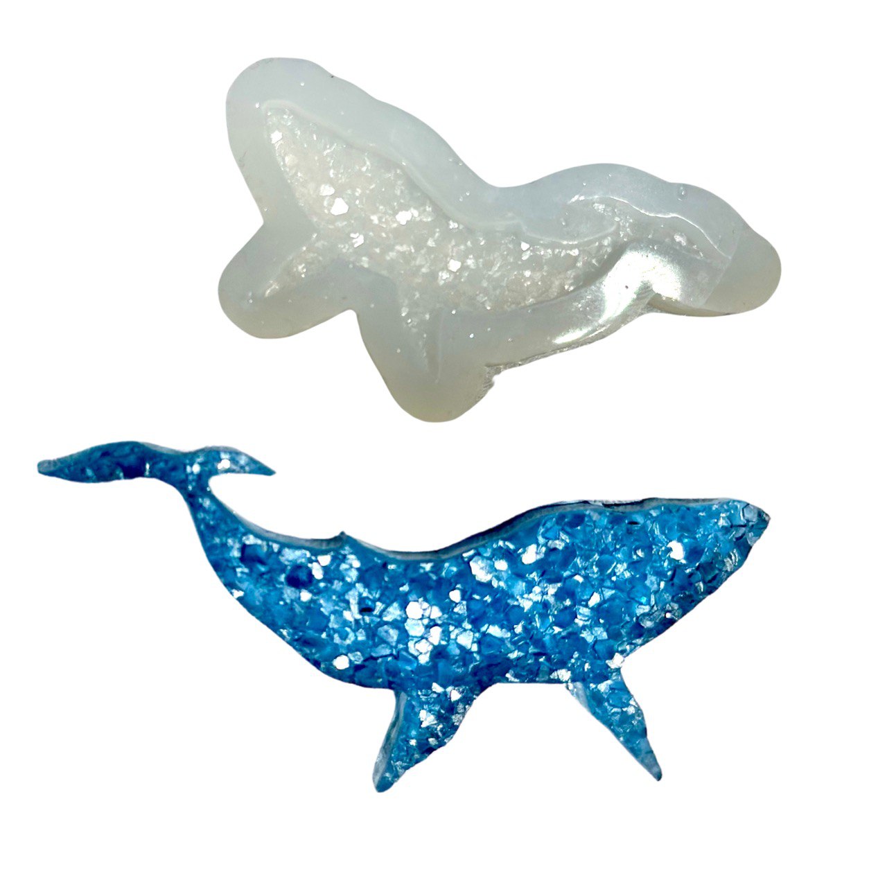 Druzy Whale Epoxy Resin Mold - DIY Jewelry Making Supplies