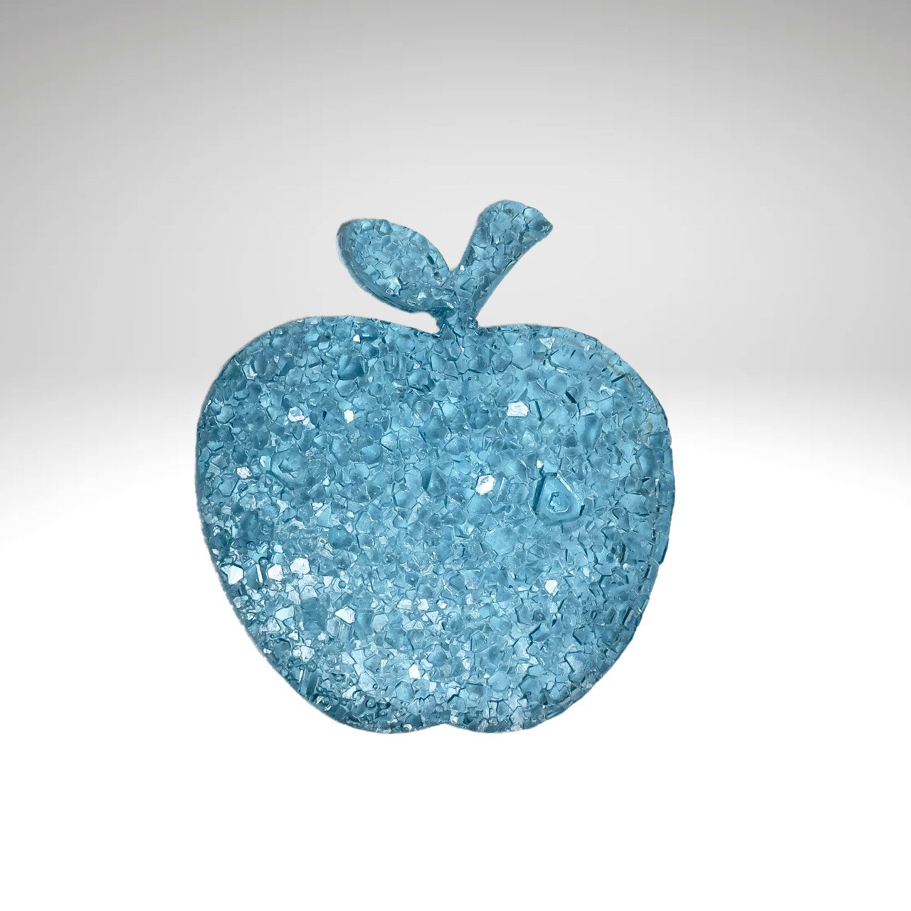 Crystal Apple Druzy Resin Mold - DIY Jewelry Making and Keychain