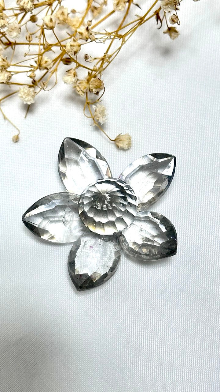 Small Crystal Flower Resin Mold - Silicone Mold for Crafting Jewelry