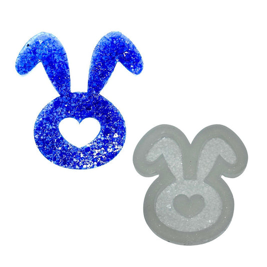 Silicone Mold for Rabbits with Crystals