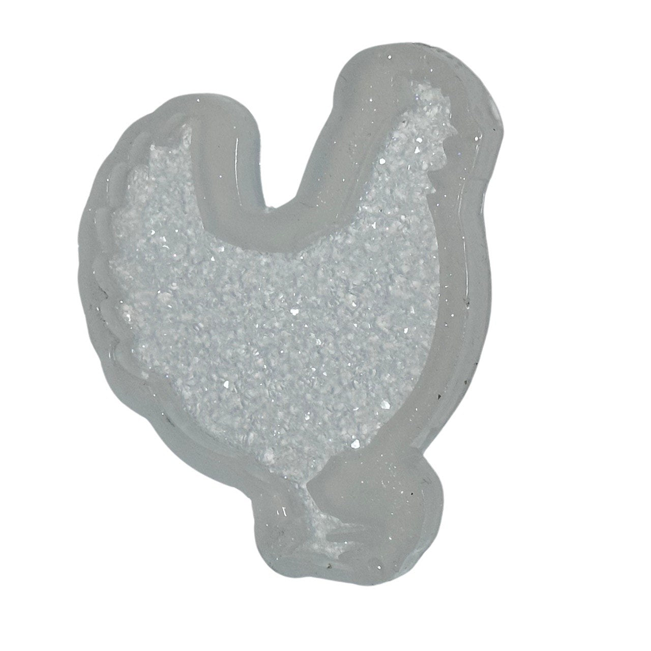 Silicone Mold for Chicken with Crystals Druzy Chicken Mold