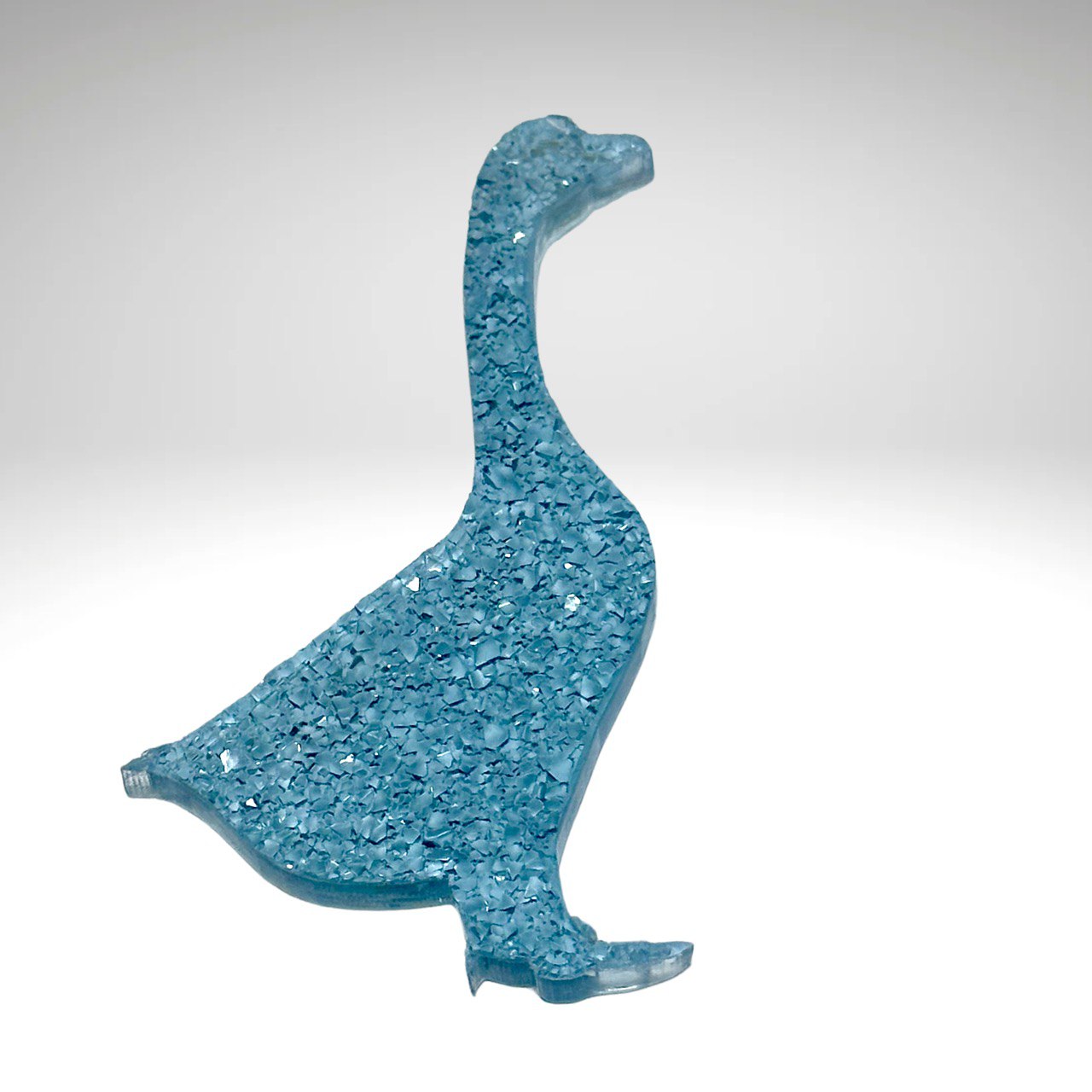 Goose Silicone Mold with Crystals Druzy Goose Mold