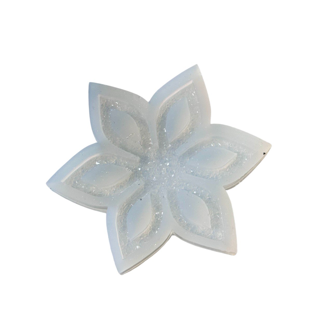 Shine Crystal Coaster Flower Resin Mold