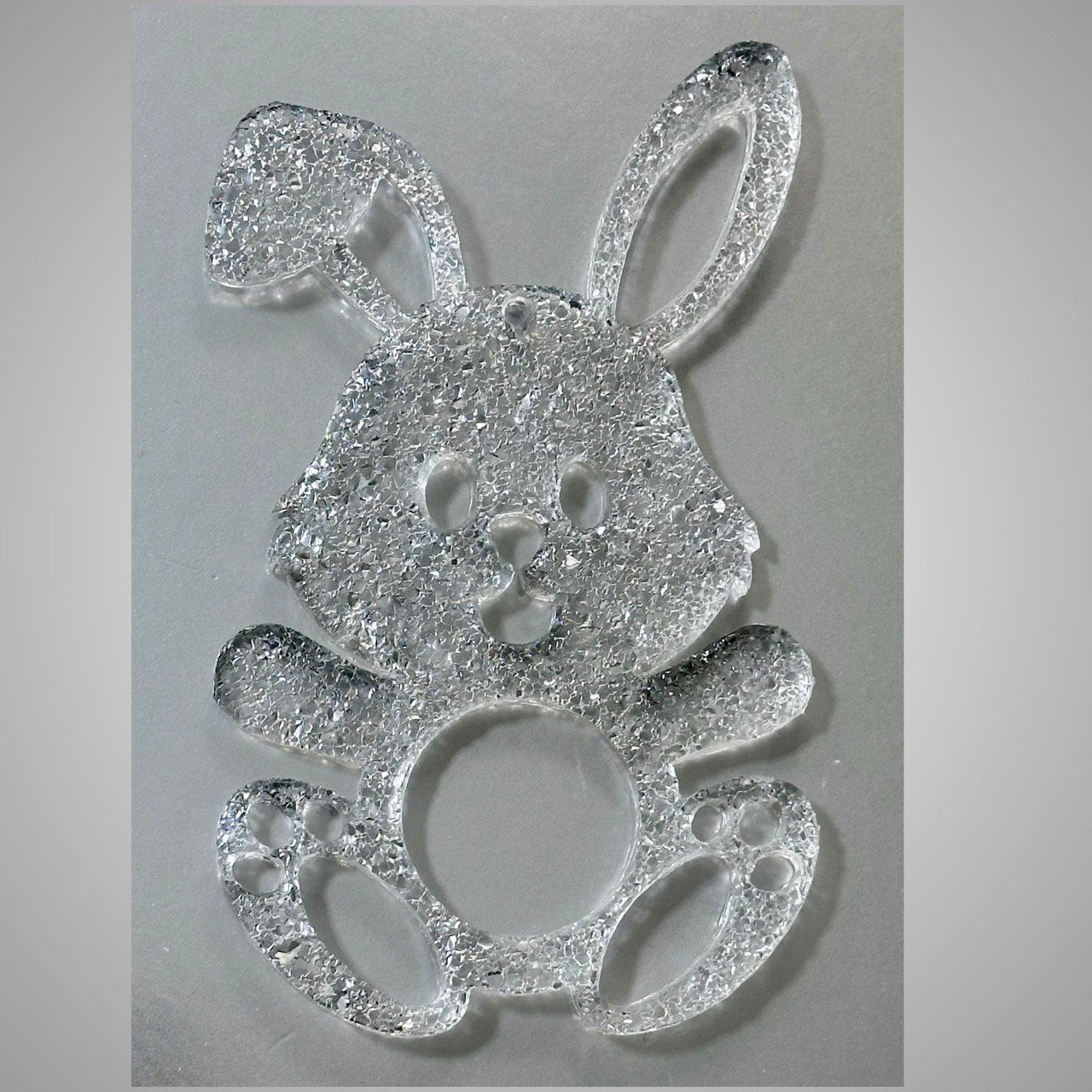 Silicone Mold for Crystal Bunny Candy Holder