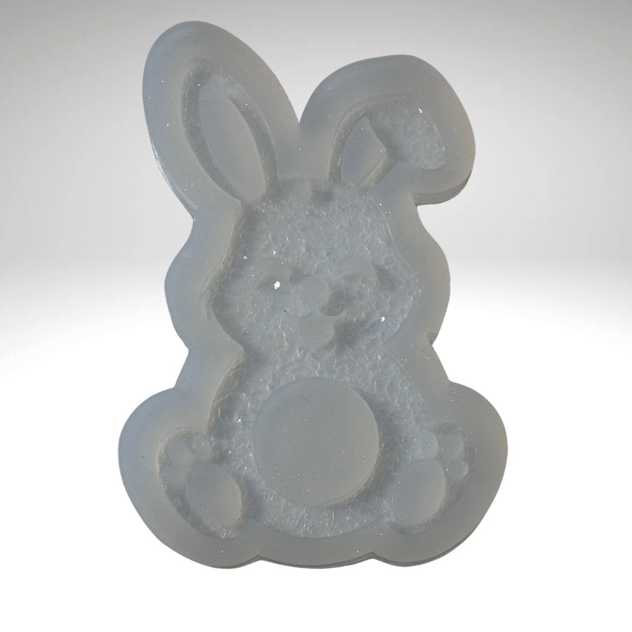 Sparkly Crystal Bunny Resin Silicone Mold for Candy Holder