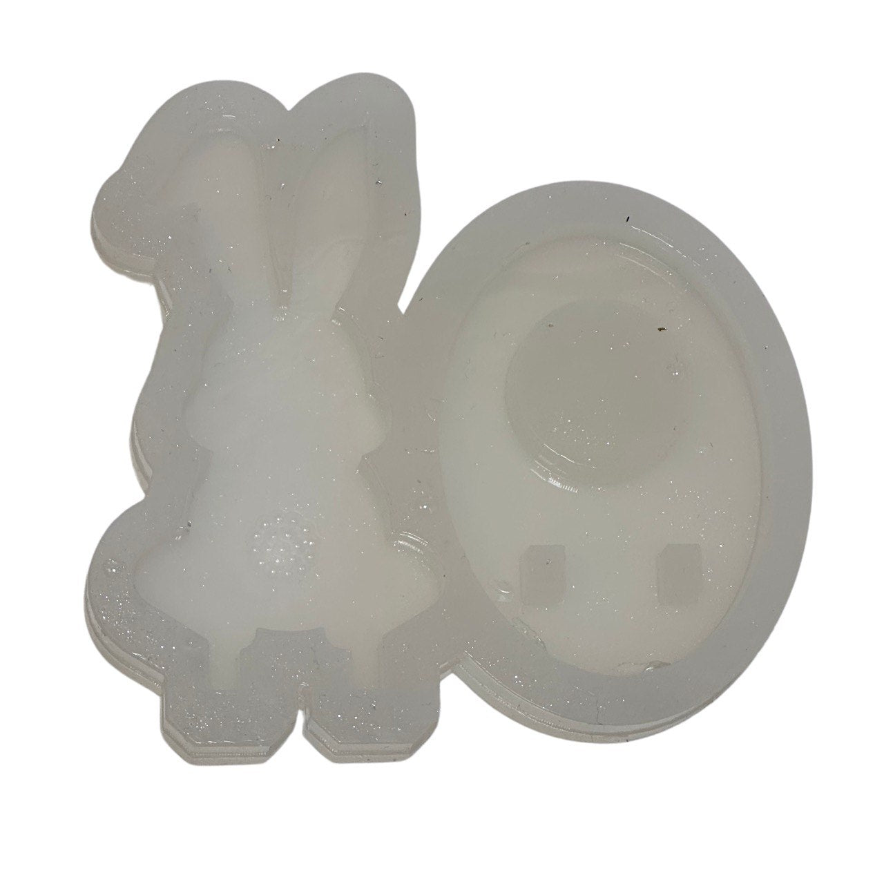 Easter Bunny Silicone Mold for Freestanding Egg Holder