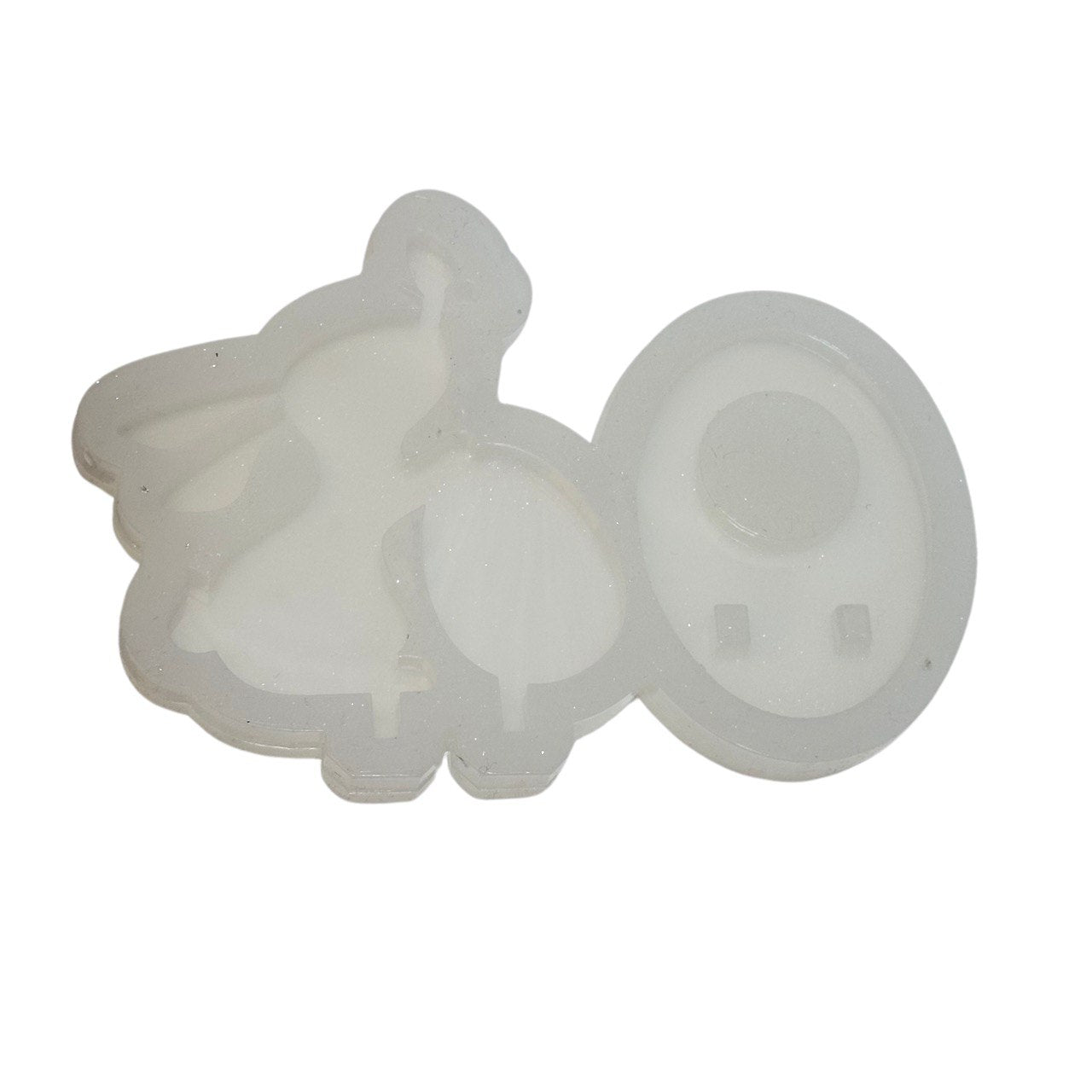 Adorable Freestanding Easter Rabbit Egg Silicone Mould