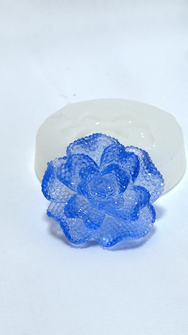 Crystal Rose Flower Resin Mold