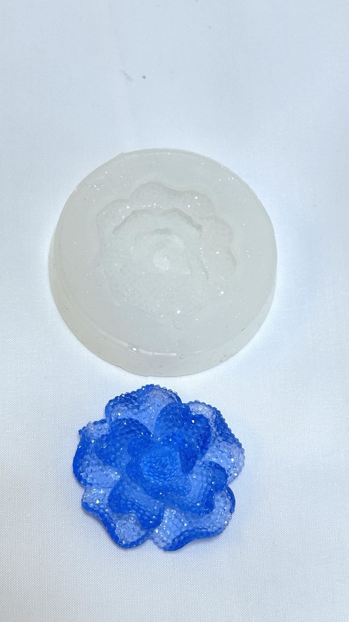 Crystal Rose Flower Resin Mold