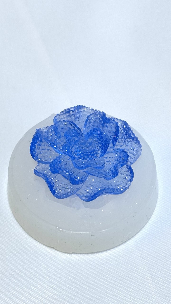 Crystal Rose Flower Resin Mold