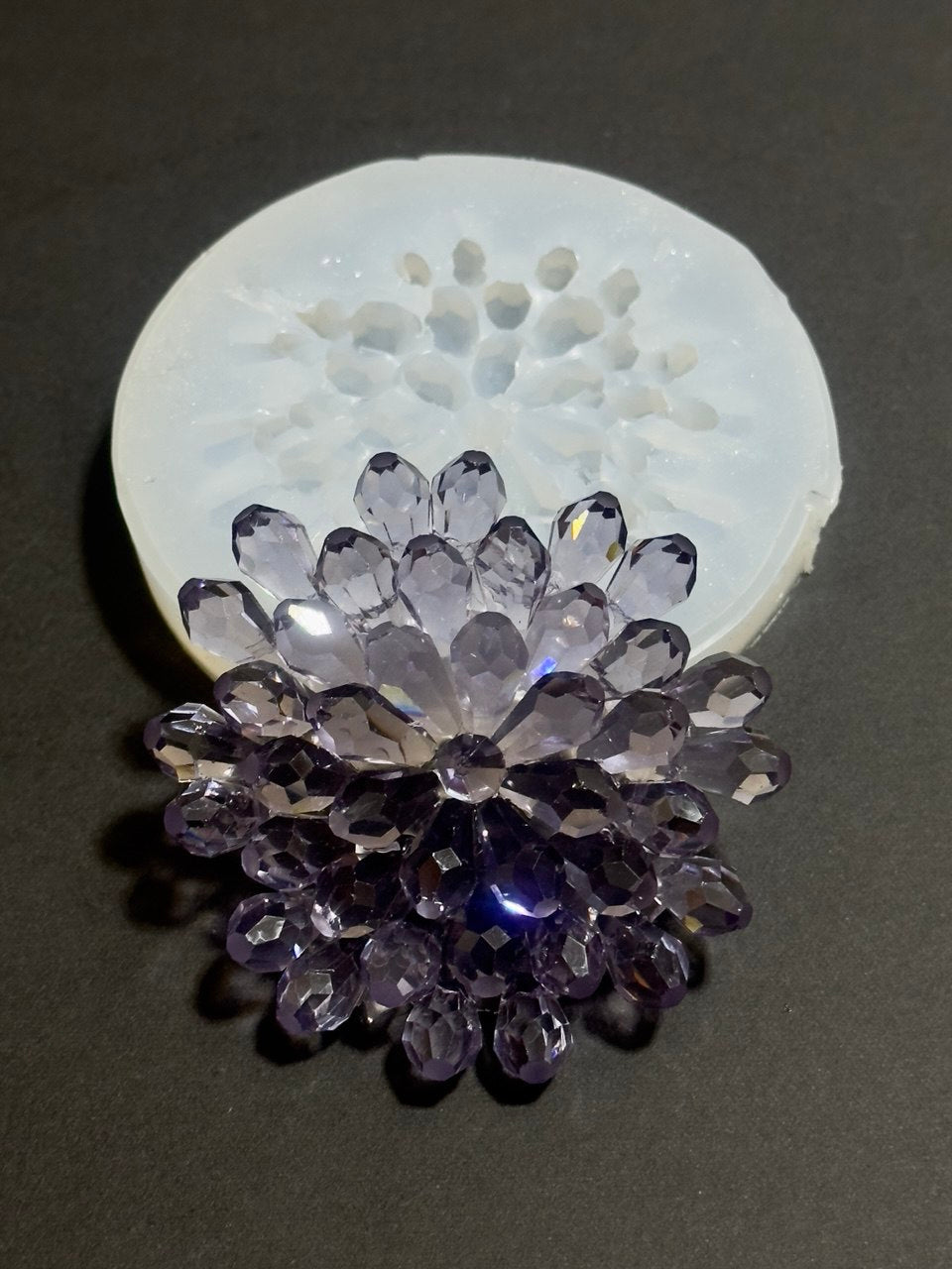 New Crystal Cluster Silicone Mold