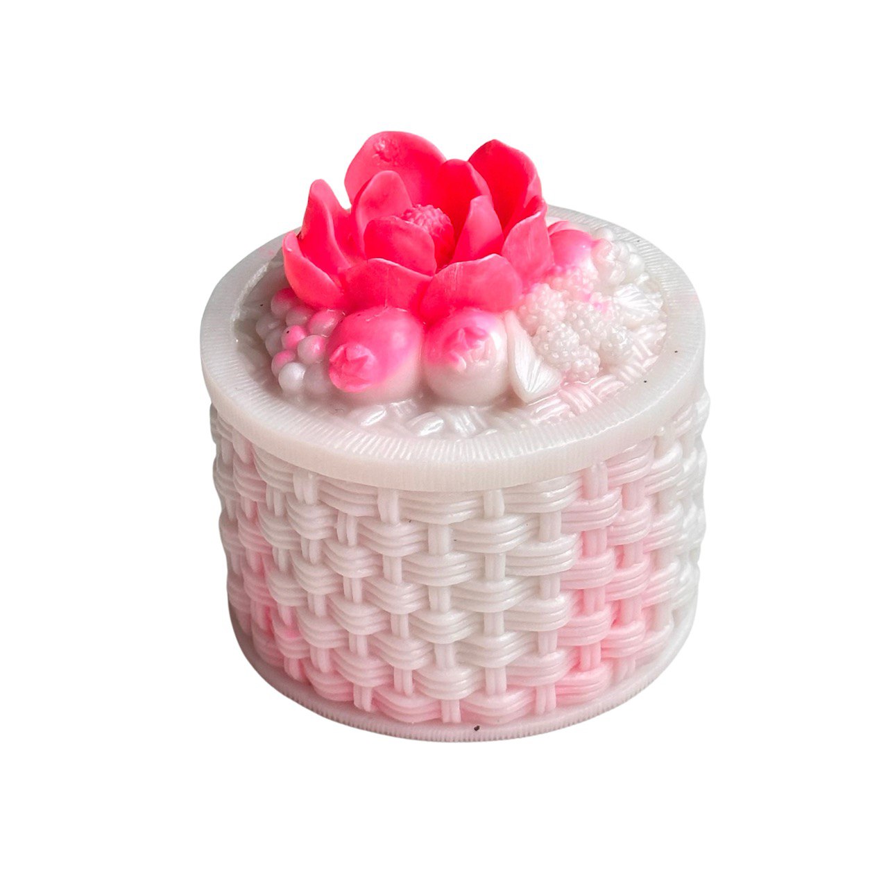 Flower Fruits Basket Shape Silicone Mold for DIY Flower