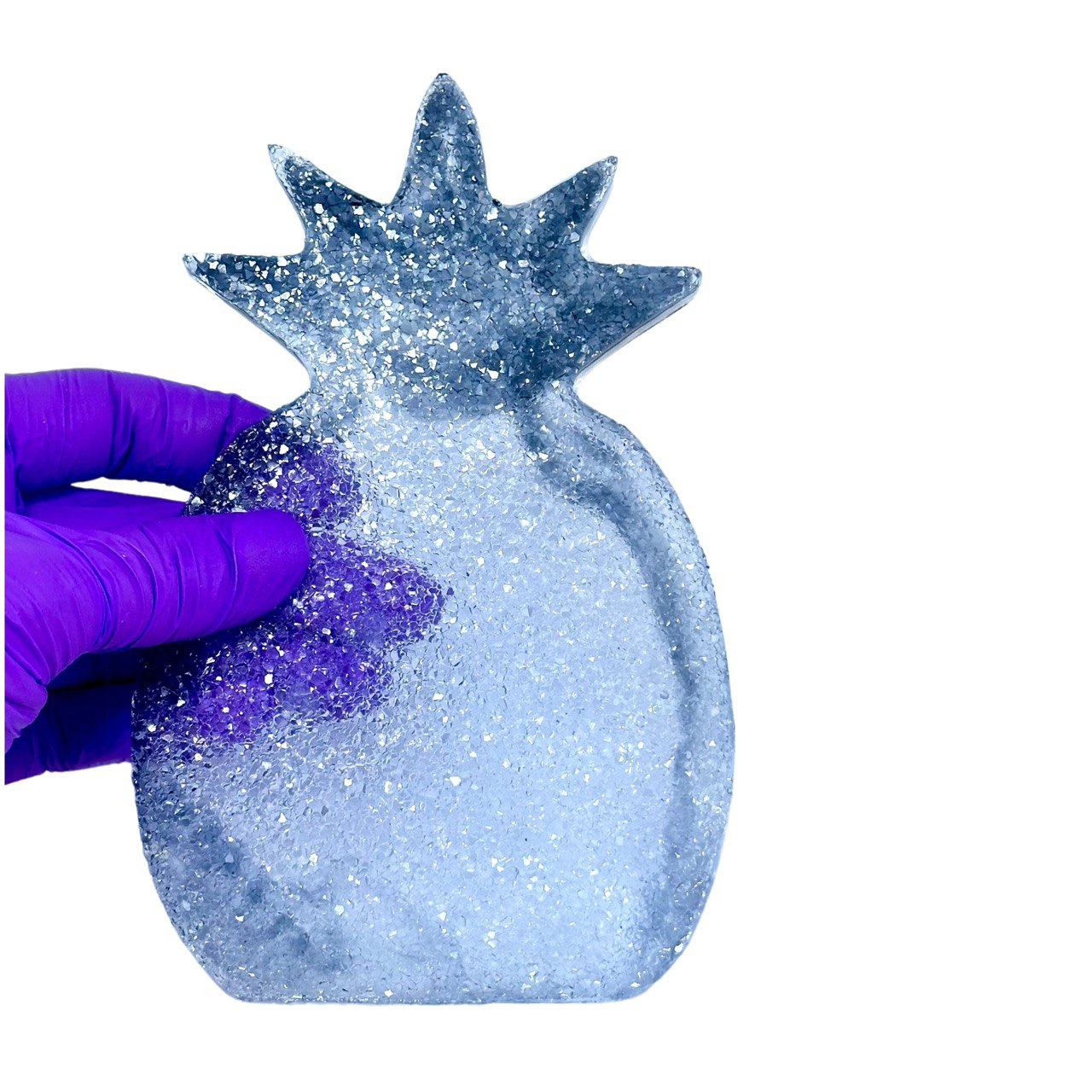Silicone Pineapple Druzy Crystal Tray Mold